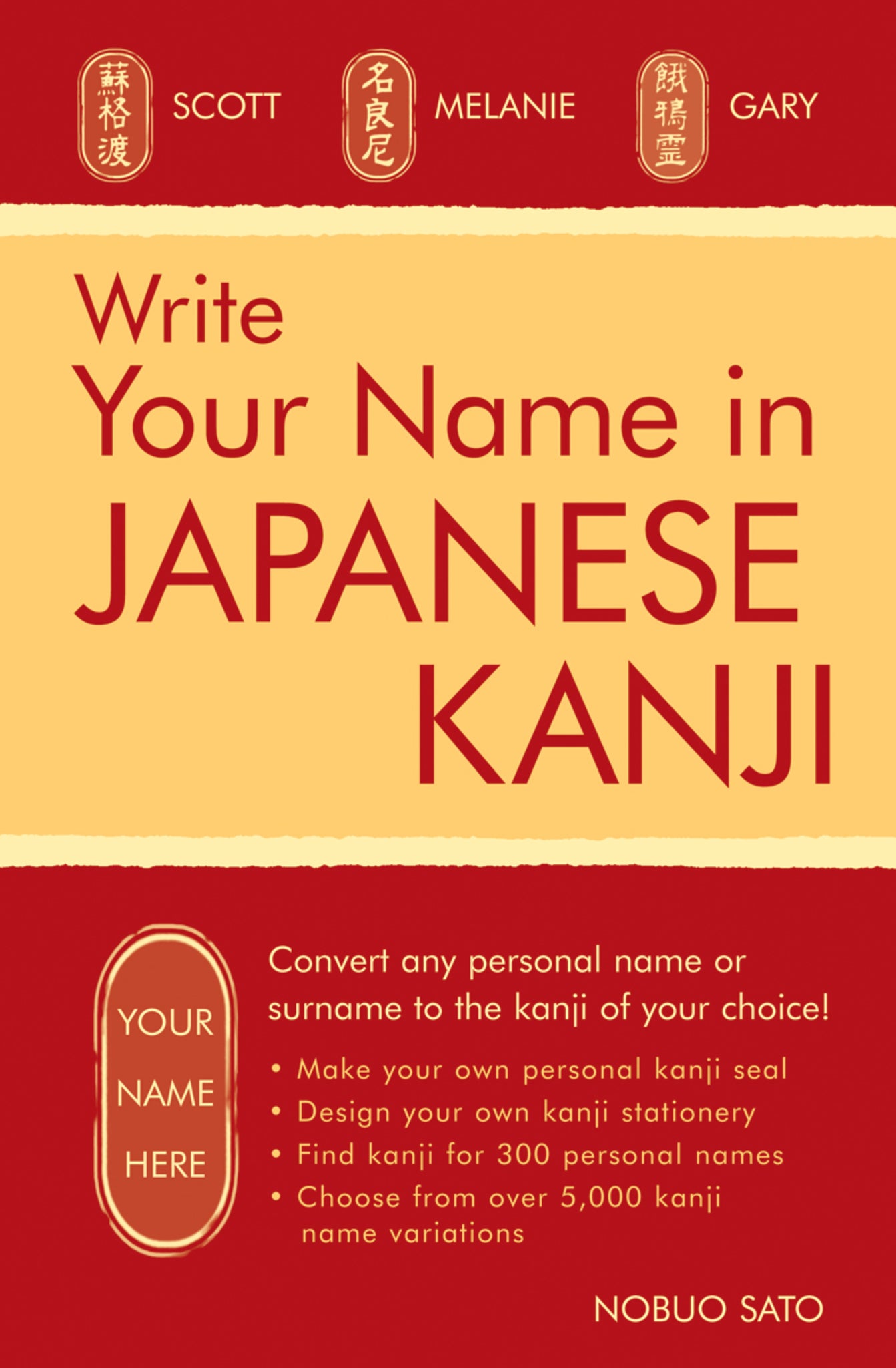 Cover image for Write Your Name in Japanese Kanji ISBN 9780804847759